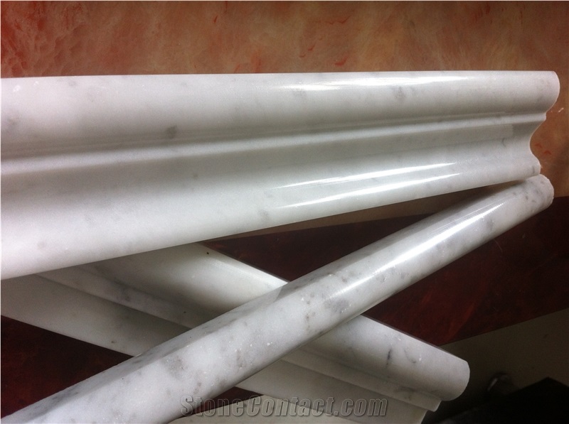 Marble Wall Molding Trim Stone Carrara Pencil Round Border