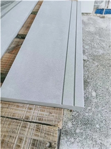 Sanded Grey Granite G603 Staircase Steps