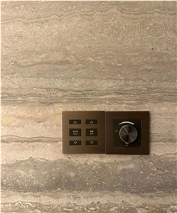 Silver Grey Travertine Wall Tile Italian Roman Silver Travertine