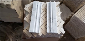 Stone Wall Trim Borders Marble Statuario Skirting Baseboard