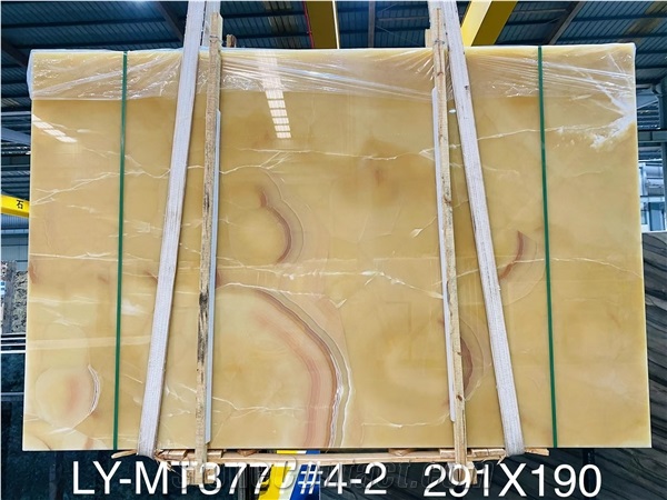 High Quality Polished Peach Onyx For Background Wall