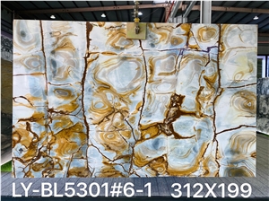 Natural Stone Blue Deep Quartzite For Home Decoration