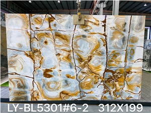 Natural Stone Blue Deep Quartzite For Home Decoration