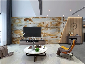 Natural Stone Blue Deep Quartzite For Home Decoration