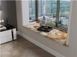 Natural Stone Blue Deep Quartzite For Home Decoration