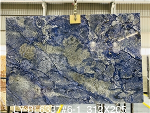 New Arrival Polished 18Mm Azul Bahia Granite Slab