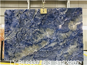 New Arrival Polished 18Mm Azul Bahia Granite Slab