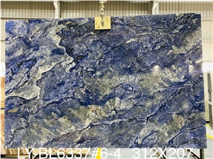 New Arrival Polished 18Mm Azul Bahia Granite Slab
