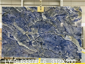 New Arrival Polished 18Mm Azul Bahia Granite Slab