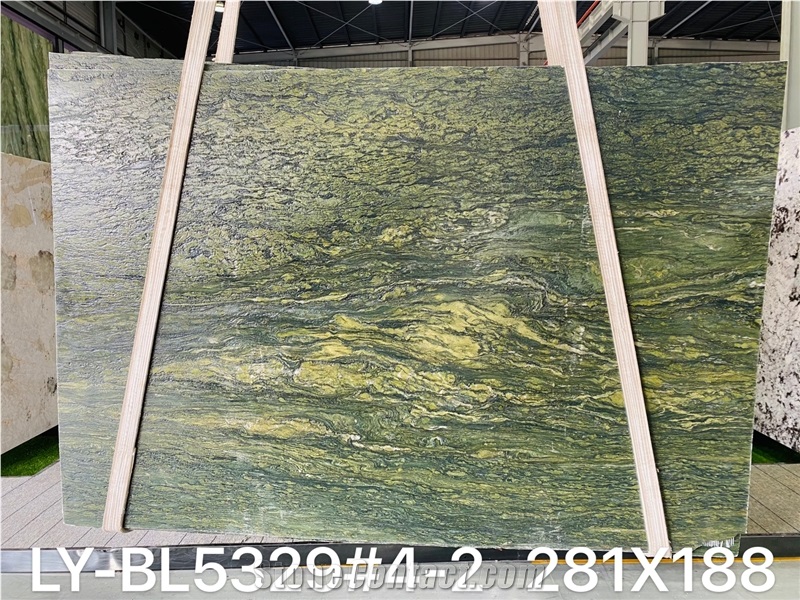 Polished Jasper Green Quartzite For Home Decoration