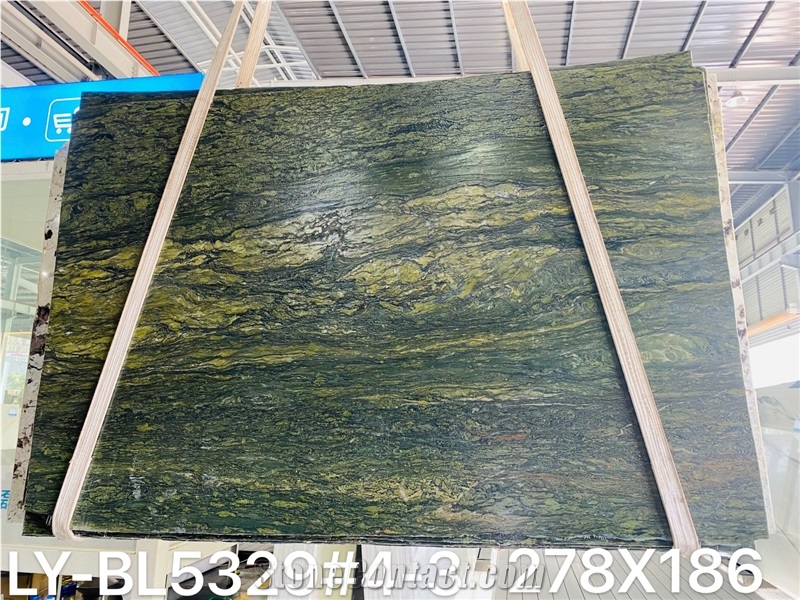 Polished Jasper Green Quartzite For Home Decoration