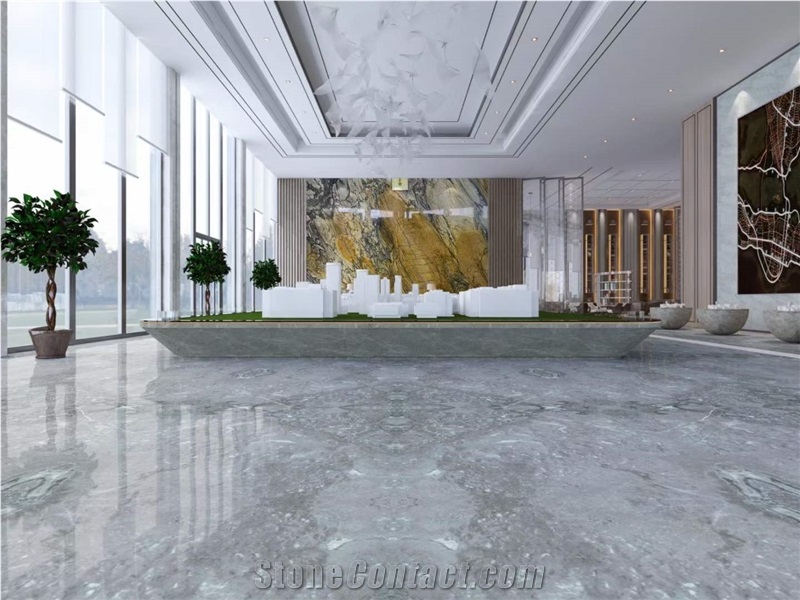 Shangrila Brown Quartzite Slabs For Home Decoration