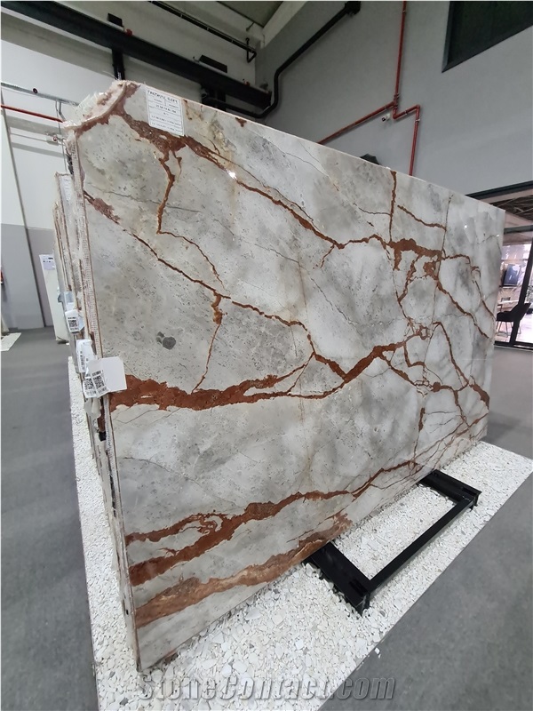 Fantasy Silver Grey Marble Slabs