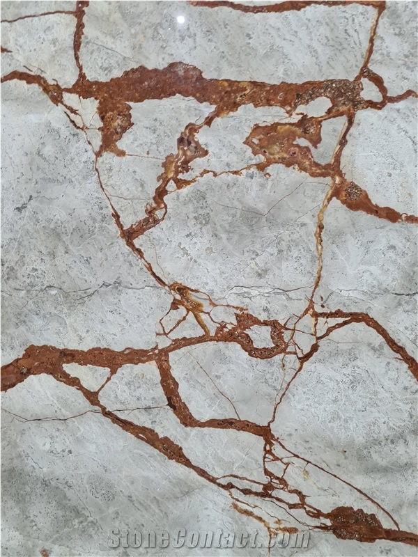 Fantasy Silver Grey Marble Slabs