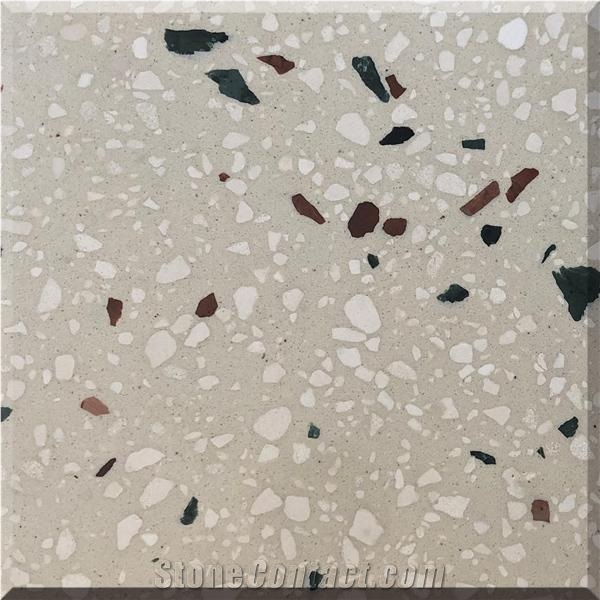 FHI Polished Terrazzo Floors Inorganic Terrazzo Precast