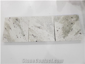 Verde Royal White Granite Polished Slab Floor Tile