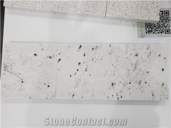 Verde Royal White Granite Polished Slab Floor Tile