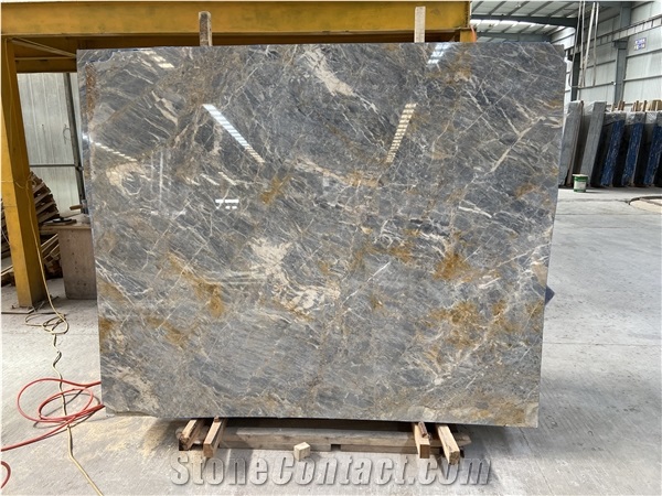 Chinese Rankin Grey Marble Slabs For Interior Decoration