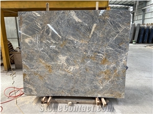 Chinese Rankin Grey Marble Slabs For Interior Decoration