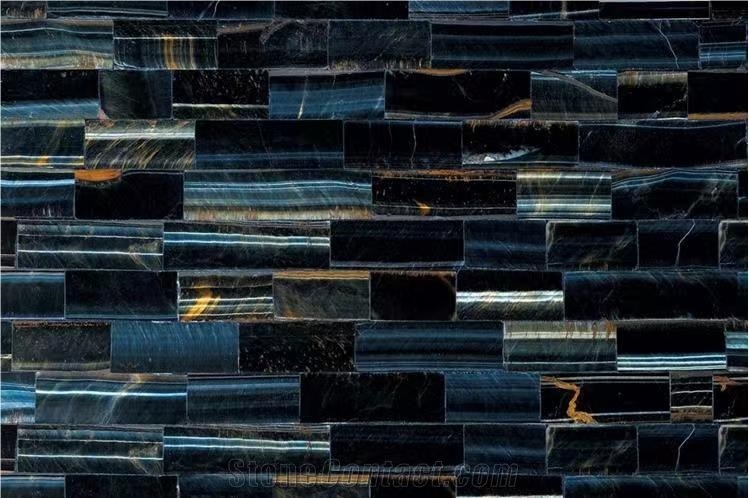 Tiger Eye Fish Semiprecious Stone For Decaration