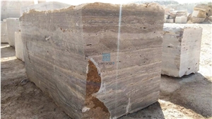 Iran Silver Travertine Blocks