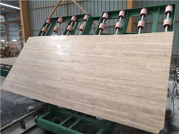 Mexico Travertino Romano  Brushed Slabs & Tiles