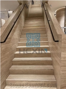 Mexico Travertino Romano  Brushed Slabs & Tiles