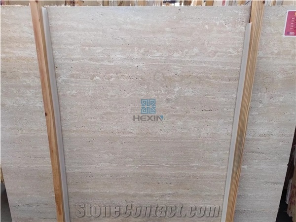 Roman Travertine Honed&Unfilled Holes Slabs And Tiles