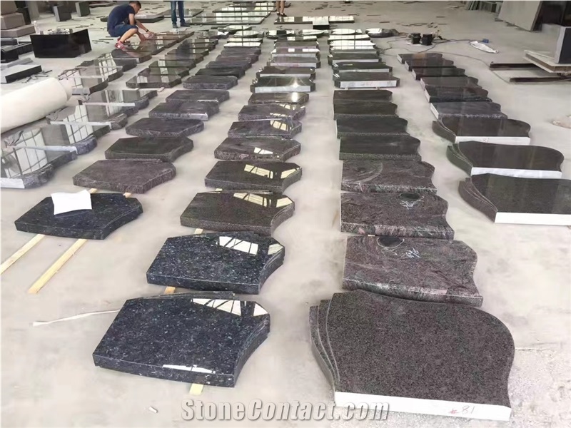 Dark Grey Granite Tombstone,Monument,Headstone,Graves