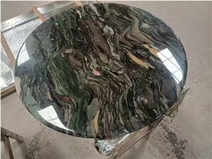 Polished Green Quartzite Slab Tiles