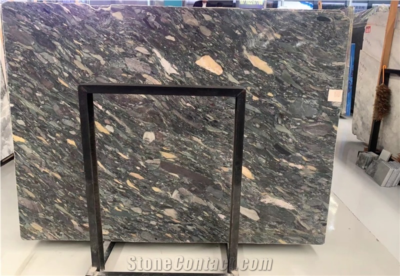 Polished Green Quartzite Slab Tiles