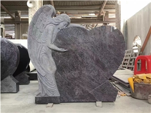 Wholesale Angel Style Monument Tombstone, Heart Tombstone