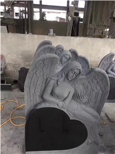 Wholesale Angel Style Monument Tombstone, Heart Tombstone