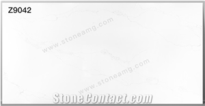 Calacatta Quartz Slab Gold Veins