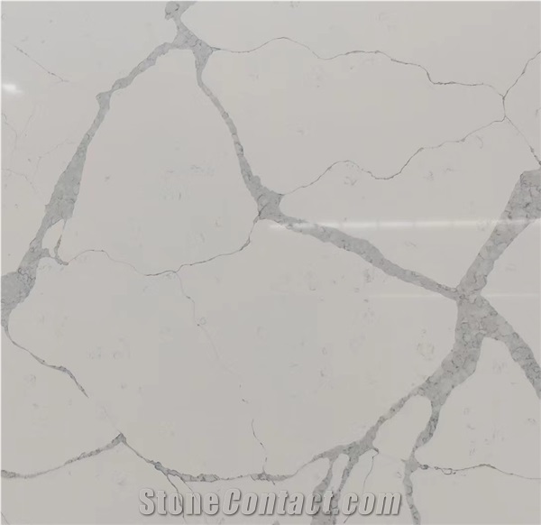 Quartz Stone Calacatta Jumbo Slab