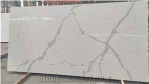 Quartz Stone Calacatta Jumbo Slab