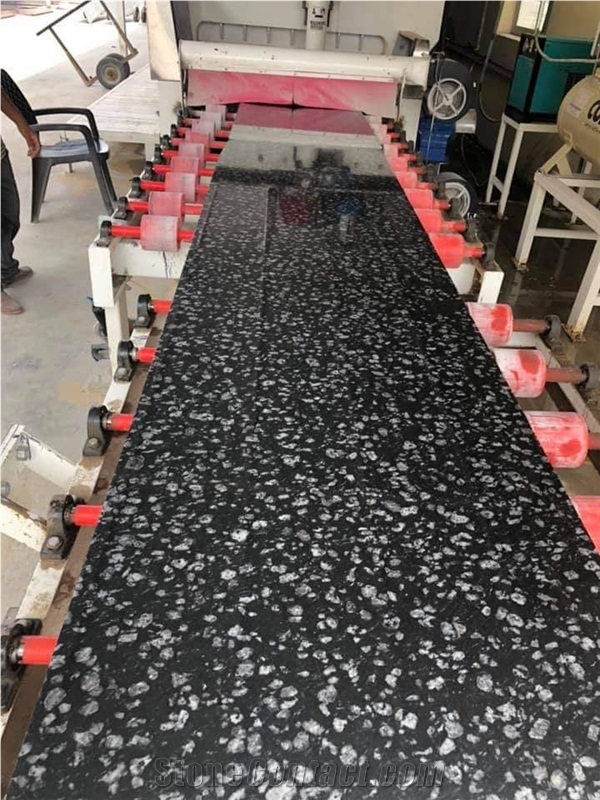 Coin Black Granite Slabs