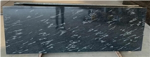 Fish Black Granite Slabs