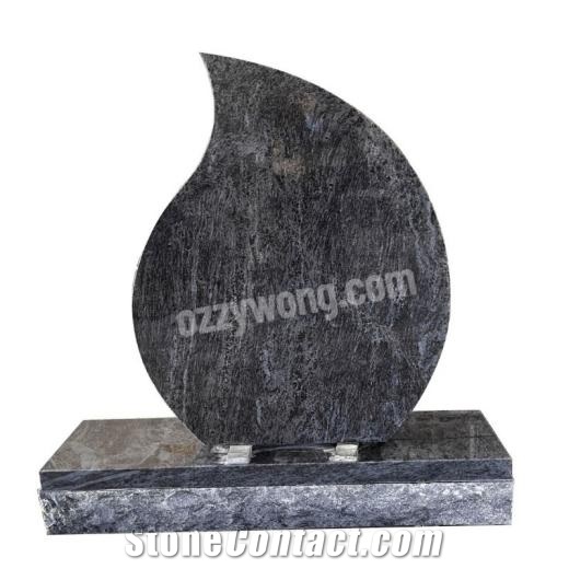 American Regular Water-Drop Headstone 12
