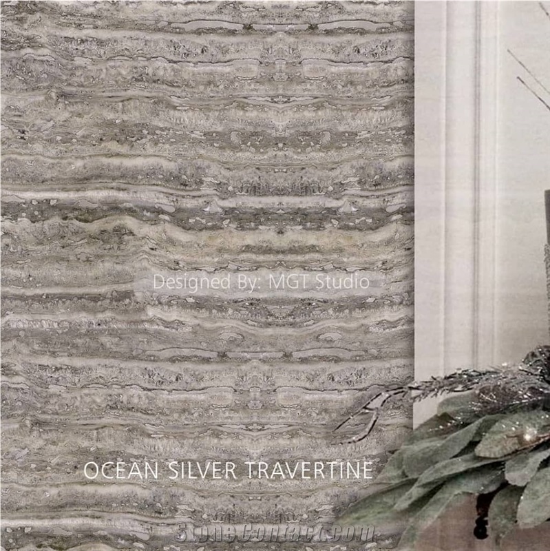 Silver Travertine Tiles