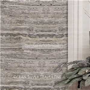 Silver Travertine Tiles