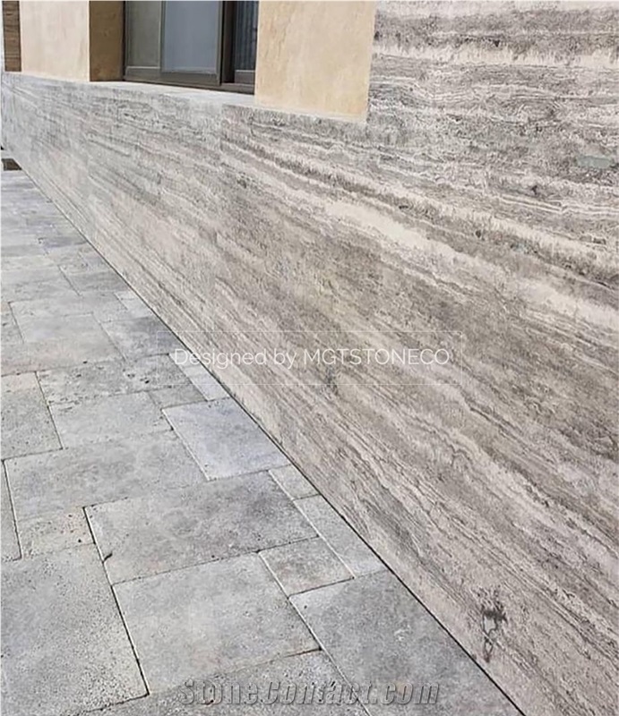 Silver Travertine Tiles