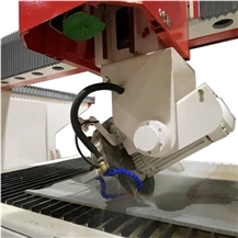 Italy System 5 Axis CNC Bridge Saw And Waterjet Cutting Quartz Machine