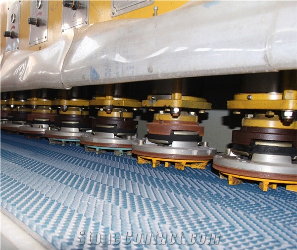 Marble Slab Auto Polishing Machine Resin Heads 0-3.8 M/Min