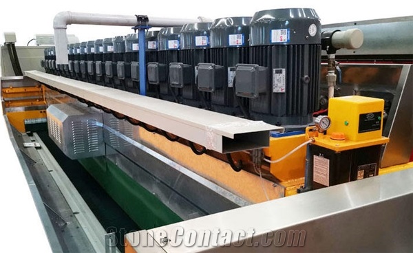 Marble Slab Auto Polishing Machine Resin Heads 0-3.8 M/Min