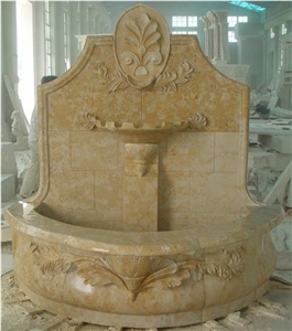 Beige Modern Style Water Fountain Outdoor For Garden