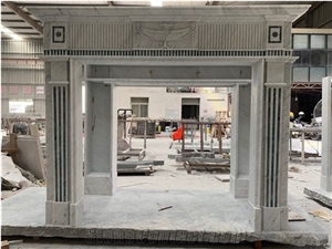 Carved Stone Fireplace Surround Decorative Fireplaces