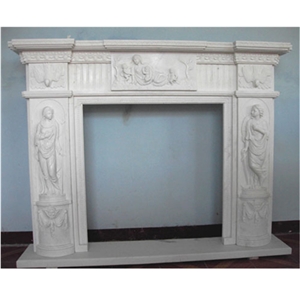 Character Sculptured Fireplace Classic Fireplace Surround