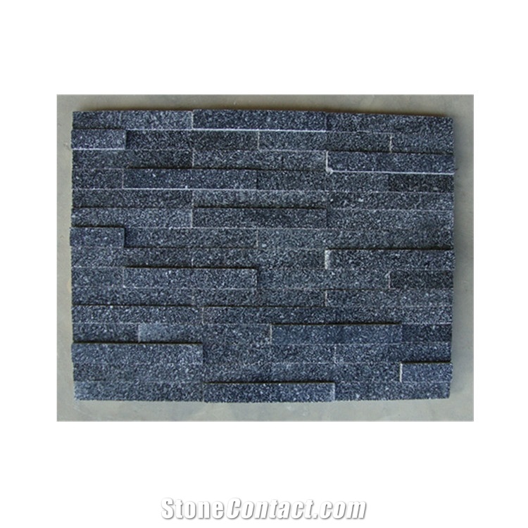 Exterior Black Granite  Wall Panel For Sale