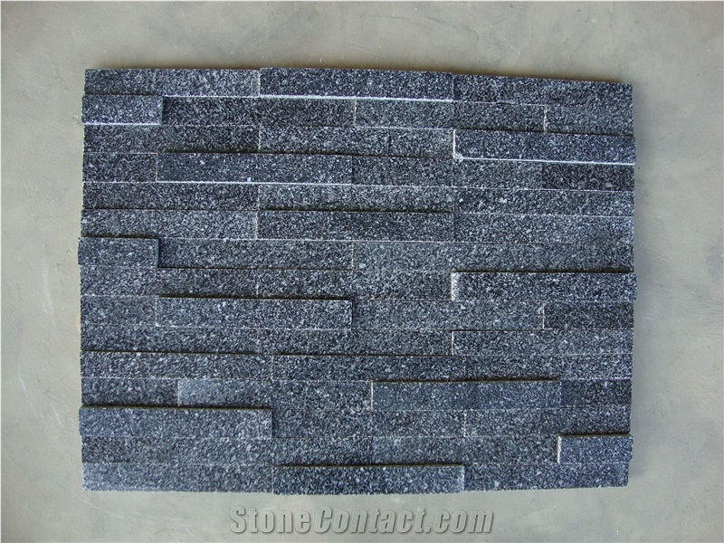 Exterior Black Granite  Wall Panel For Sale